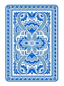 Classic Blue Card Back-花瓣网