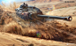 Tank T110E4 , Eugene Valyntsevich : American Tank T110E4 attacked in desert
Artwork for  game World of Tanks.