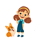 Hi! : A Girl and Her Corgi