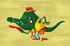 美国TheBeastIsBack精彩插画作品欣赏(二)_插画手绘_梦想设计