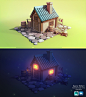 Iso-House student project (Day-Night Renders), Shashank Mehta : See AO Renders here:
https://www.artstation.com/artwork/XYE9n

This was a college assignment where i teach Maya and Max, it is a practice project we named 'Iso-House'. 
Students very new to M