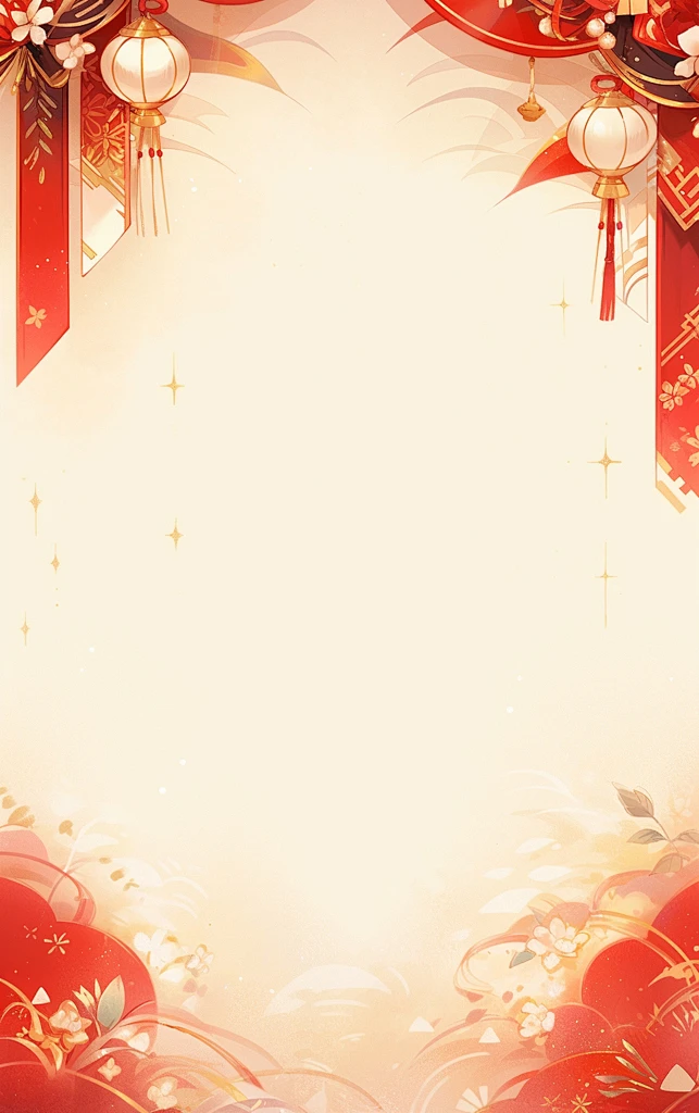 喜庆新年背景素材图片-花瓣网