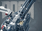 Gatlin DOOM (FanArt), Abel Zaragoza Suarez : High Poly Render