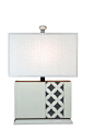 Vintage Linen Lamp - transitional - Table Lamps - Bungalow Belt, LLC