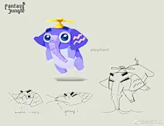 《熊大叔奇幻森林》中我的部分动物设定 ​​​​
