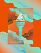 Summer Posters 2017 : Summer Posters created with metaphors, illustrations and delicious gradients.