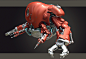 Mech per day project: Day 1 WIP renders, Tor Frick : My livestream project where I build one robot per day. This is the first one, streamed for almost 8 hours while building this.