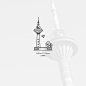 Iconic Architecture of Tallinn : A little graphic celebration of my beautiful city — Tallinn, heart of Estonia. It's unique architecture combines medieval buildings with edgy and modern ones, as landscape varies from busy City quarters to rural plains of 