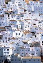 The distinctive white painted houses of Casares, Spain.