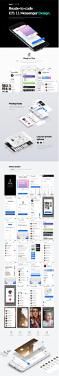 小咖下午茶：专业的iOS11 APP 消息 UI套装打包下载[XD,Sketch,PSD] – 设计小咖