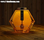 俄罗斯Hexagon Honey蜂蜜包装设计