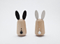 Kiko+ Usagi Rabbit Rattles (Set of 2)