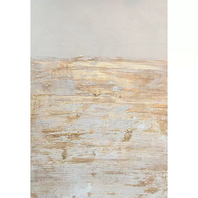 忒派TeiPai金色海洋风景抽象手绘油画...