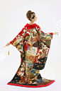 日式 和风 和服 服饰  服装设计 绘画素材参考
