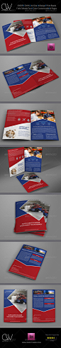 Logistic Company Brochure Bi Fold Template Vol.3 - Corporate Brochures