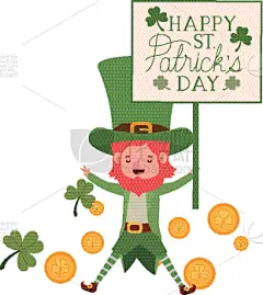 白昼,快乐,妖精,标签,证券交易所,络腮胡子,男人,白色背景,绿色,庆祝