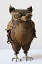 Giles the owl by Ann Wood Handmade.: 