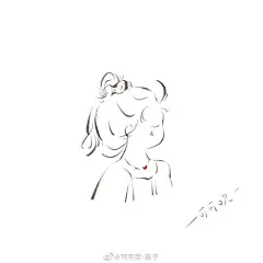 简笔画超话放假啦，开心的来撸一组小头像#可爱头像#手绘超话 ​​​​