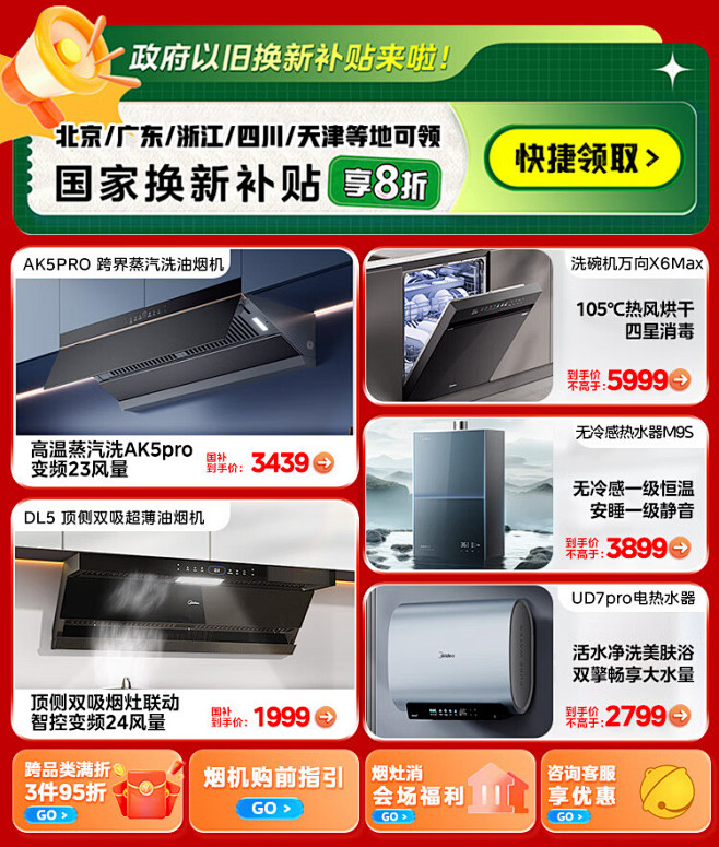 【美的CXW-140-AK5 MAX】美...