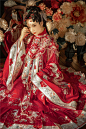 清欢纪汉服婚服全套套装女金玉良缘花嫁马面裙明制立领上袄嫁衣红-淘宝网