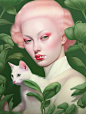 Midjourney｜花园的猫