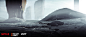 Love Death and Robots Season #2_Snow in the desert_Thira desert, DOFRESH . : Various concept artworks for the design of the desert in the episode "Snow in the desert", from the second season of the Netflix animated series "Love, death and r