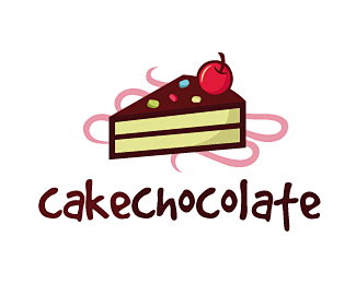 巧克力蛋糕图标 - logo #采集大赛...