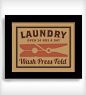 Clothespin Laundry Sign Print | Art Prints & Posters | DexMex | Scoutmob Shoppe | Product Detail