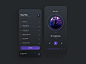 Neumorphic Music App ios hello dribble dark mode the killers music concept app ux neumorphism neumorphic ui