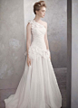 [图] 蜜拉贝尔婚纱礼服 2012新款vera wang风格单肩修身花瓣婚纱M445 - 蘑菇街