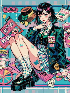 Yutilidie采集到citypop小霸王