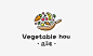 关键词：蔬菜、水果、fruit //
批注：
餐饮logo的图形组成点集，代表蔬菜品种丰富