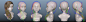 Hairstyles, Noriko Sato : Xgen practice.
