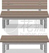 长椅,分离着色,白色背景,华丽的,厚木板,公园,椅子,户外,木制,坐