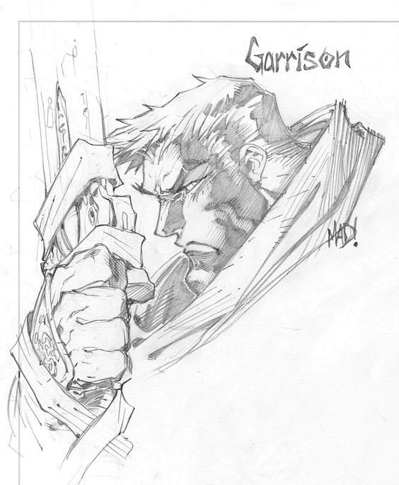 Garrison sketch by J...