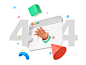 404 error 3d 404 b3d blender browser design ditsib error hand illustration sber