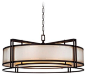 Walt Disney Signature Underscore Bronze Pendant Light - chandeliers - Euro Style Lighting