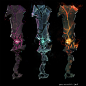 Demon Daggers, Julio Nicoletti : Just having fun playing with forms and glows.