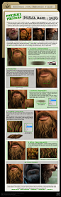 Painting Facial Hair- Long by *Sheridan-J on deviantART #采集大赛# #插画#