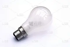 白炽灯钨珍珠B22卡口配件灯泡隔离在白色
