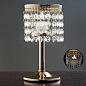 Efavormart Gold Elegant Metal Votive Tealight Crystal Candle Holder Wedding Dining Room Coffee Table Decorative Centerpiece - 7.5"