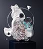 3D 3dart abstract abstractart color flow geometry Render surreal texture