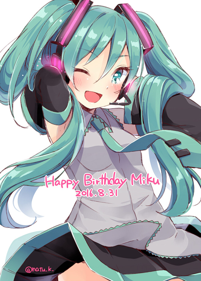 miku  happy birthday...