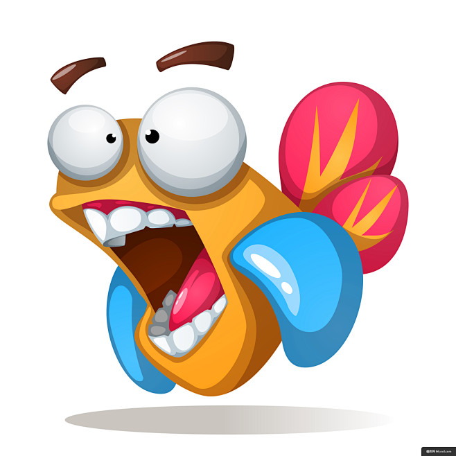 卡通动物萌宠可爱搞怪万圣节卡通动物萌宠动物插画绘画