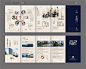 【源文件下载】 五折页 宣传册 房地产 价值点 配套 人物 家人 湖居 公园 剪影