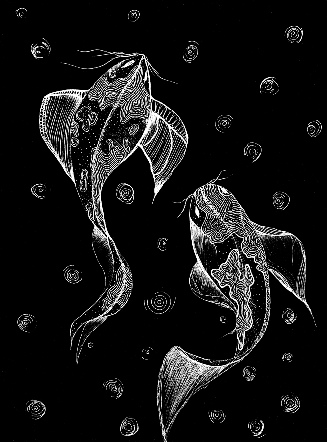 artwork black paper ...
