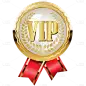 手绘-VIP会员徽章电商元素贴纸7