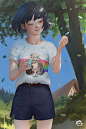 唯美青春少女系插画-泰国Aekkarat Sumutchya [44P] (13).jpg