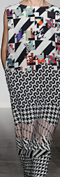 deconstructed geometrics and fragments of traditional patterns is the hottest trend in patterns for fall 2014