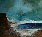 Justyna Kopania (查丝汀娜·卡帕雅) 关于大海的风光油画创作，用大笔触和厚重的色调表现了大自然的不可侵犯的威严，十分具有观赏性